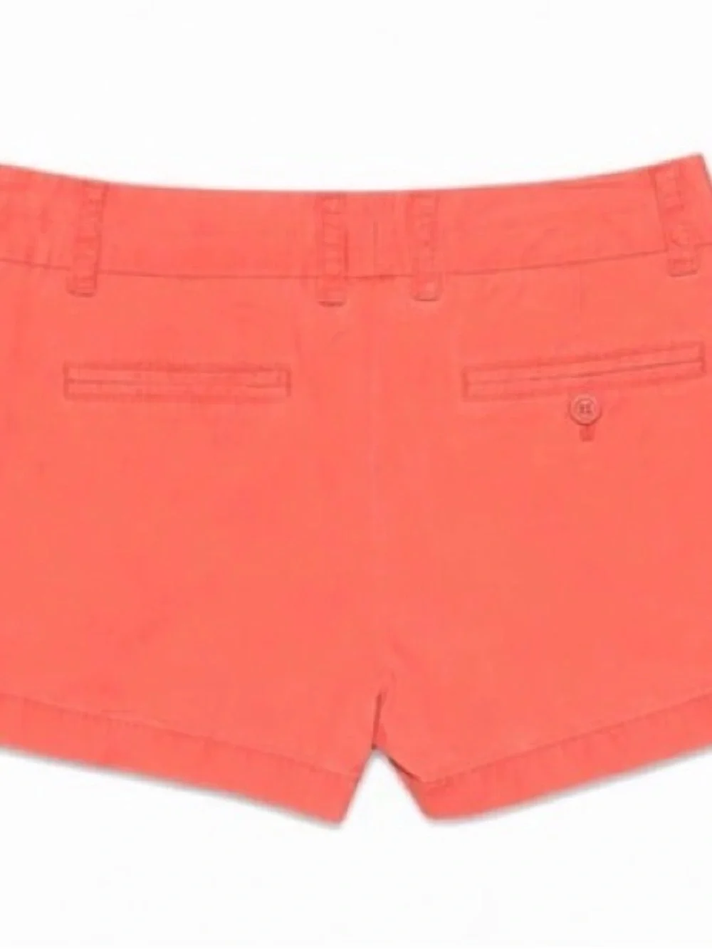 J. Crew Coral High-Rise Chino Shorts
